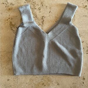 Wilfred Light Gray Knit Top
